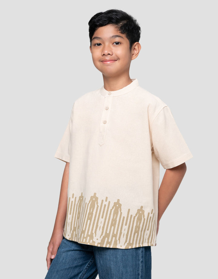 Marvel Motif Ironman Baju Koko Anak Laki-laki