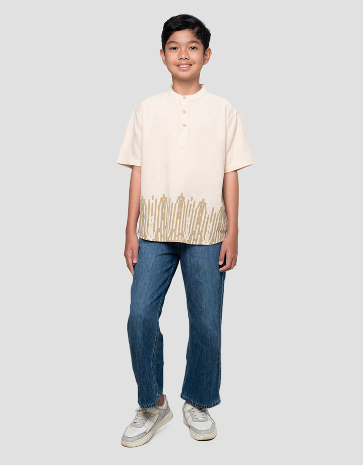 Marvel Motif Ironman Baju Koko Anak Laki-laki