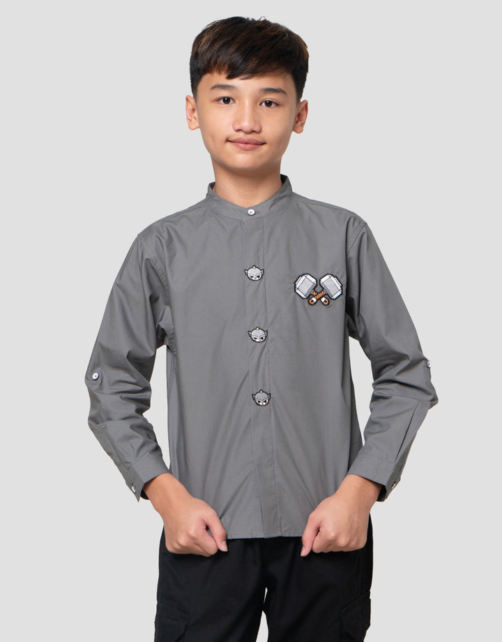 Marvel Thor Patch Kemeja Koko Anak Laki-laki