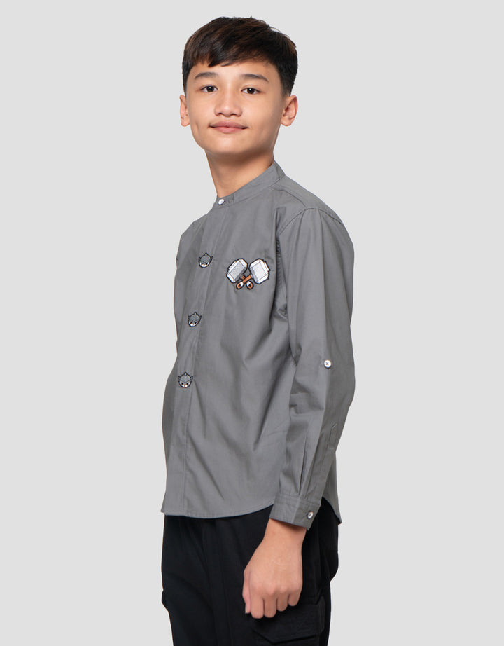 Marvel Thor Patch Kemeja Koko Anak Laki-laki