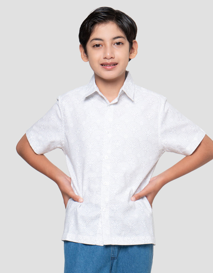 Marvel Fullprint Capt America Kemeja Anak Laki-laki