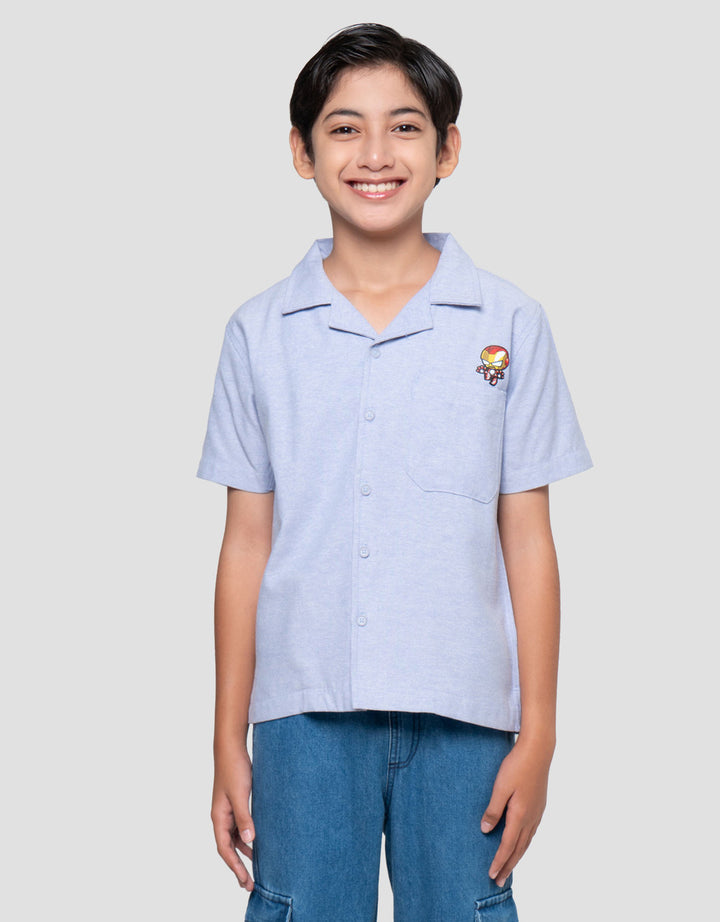 Marvel Cuban Ironman Kemeja Anak Laki-laki