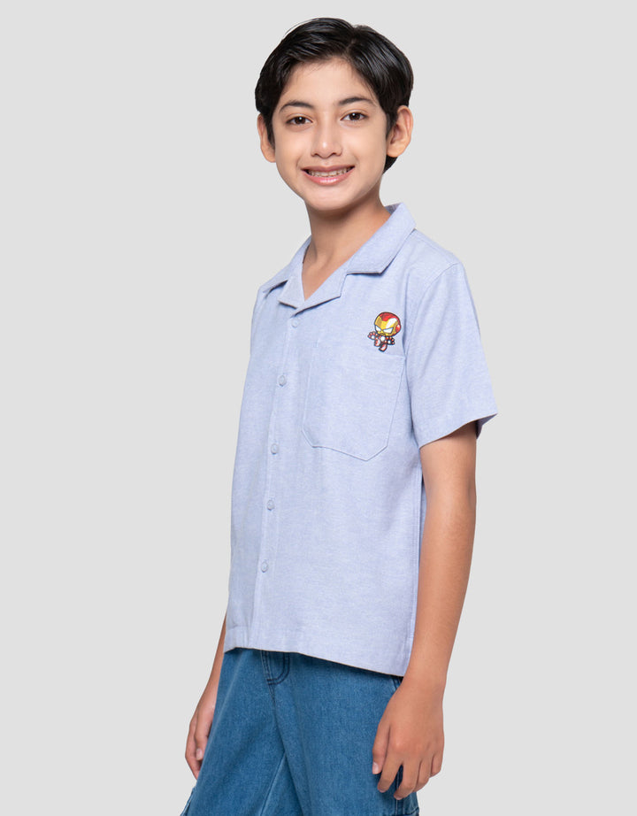 Marvel Cuban Ironman Kemeja Anak Laki-laki