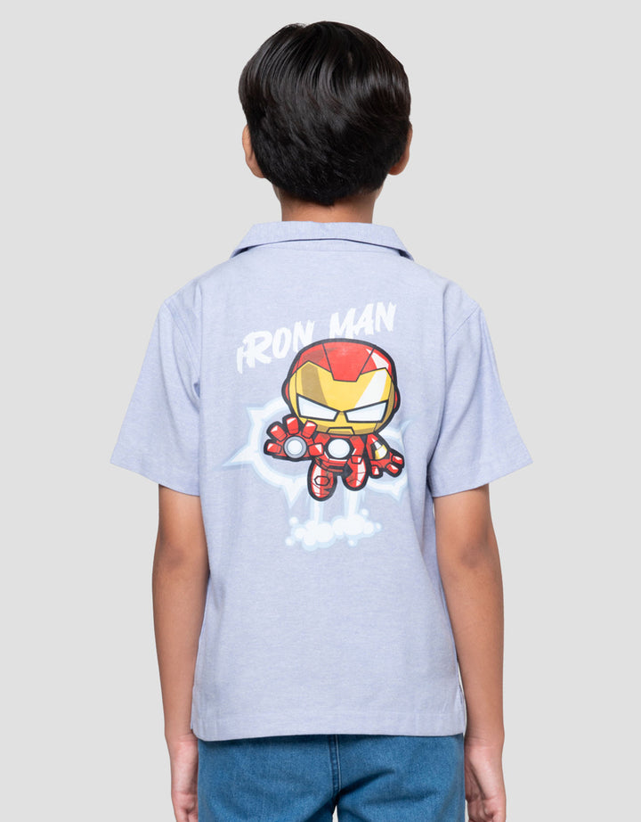 Marvel Cuban Ironman Kemeja Anak Laki-laki