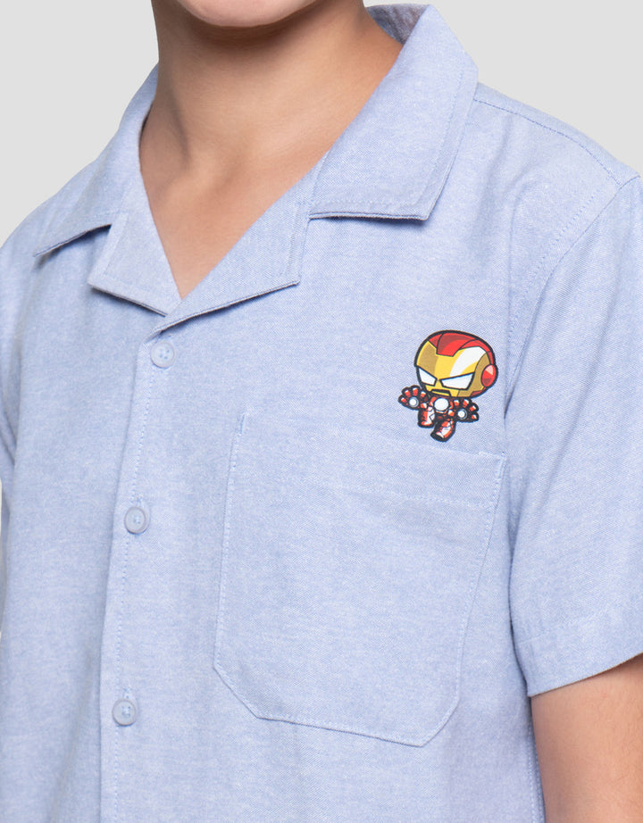 Marvel Cuban Ironman Kemeja Anak Laki-laki