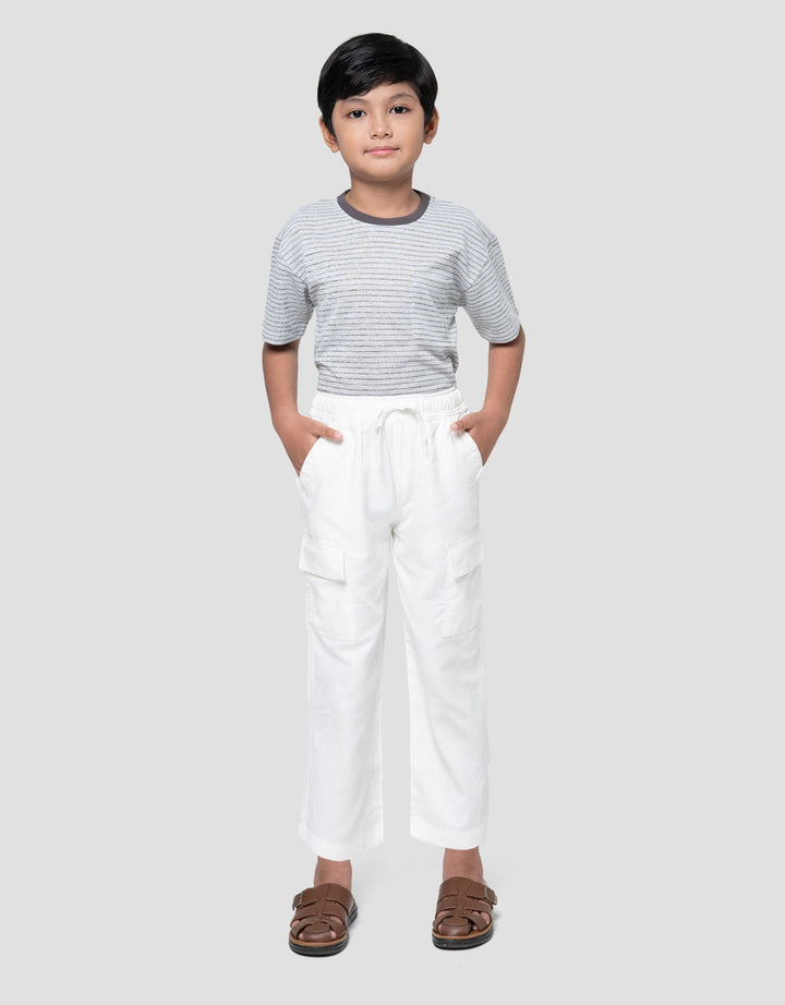 Little M Long Pants Linen Ktg Washing Anak Laki-laki