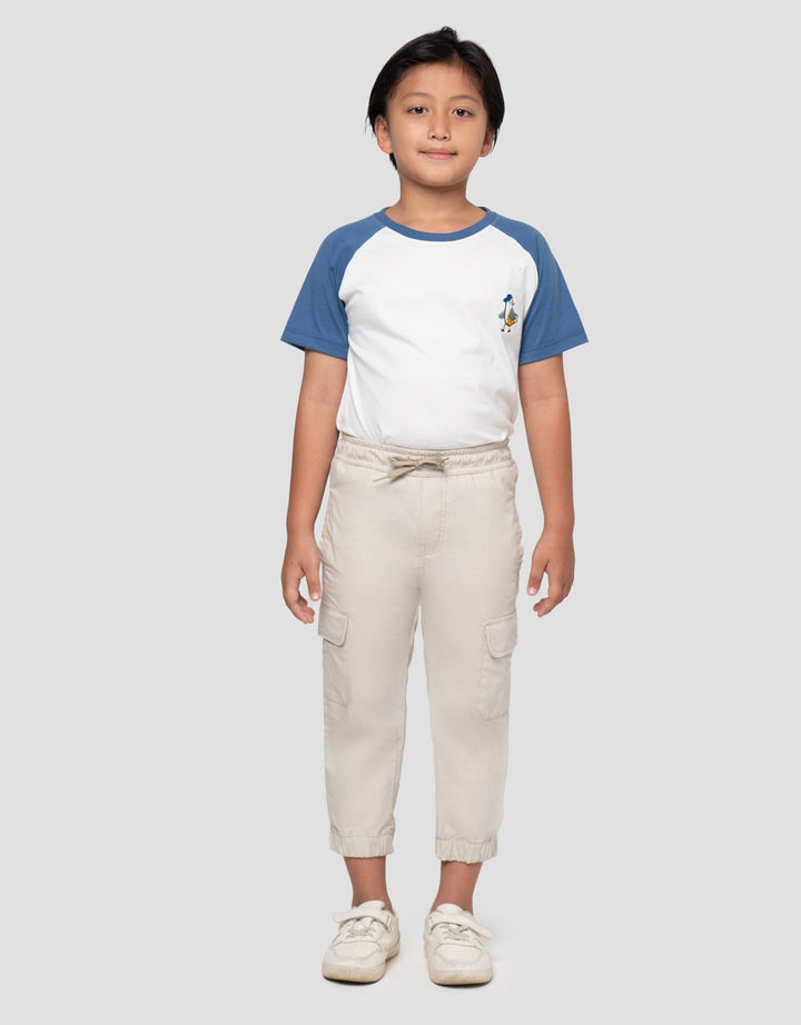 Little M Woven Pocket Dan Jogger Cargo Anak Laki-laki