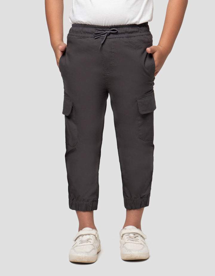 Little M Woven Pocket Dan Jogger Cargo Anak Laki-laki