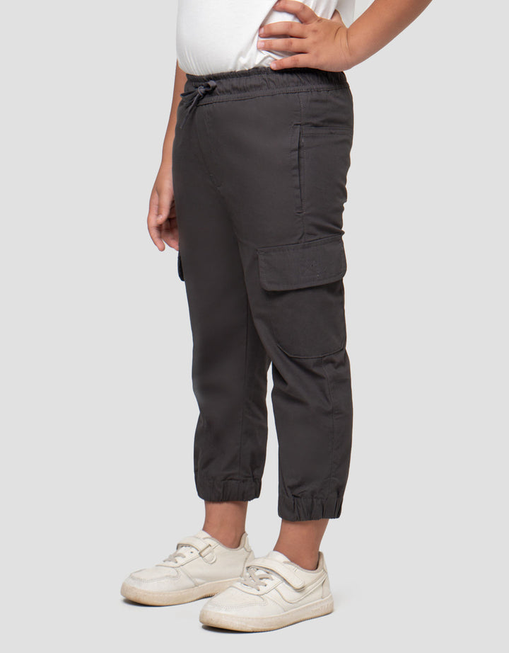 Little M Woven Pocket Dan Jogger Cargo Anak Laki-laki