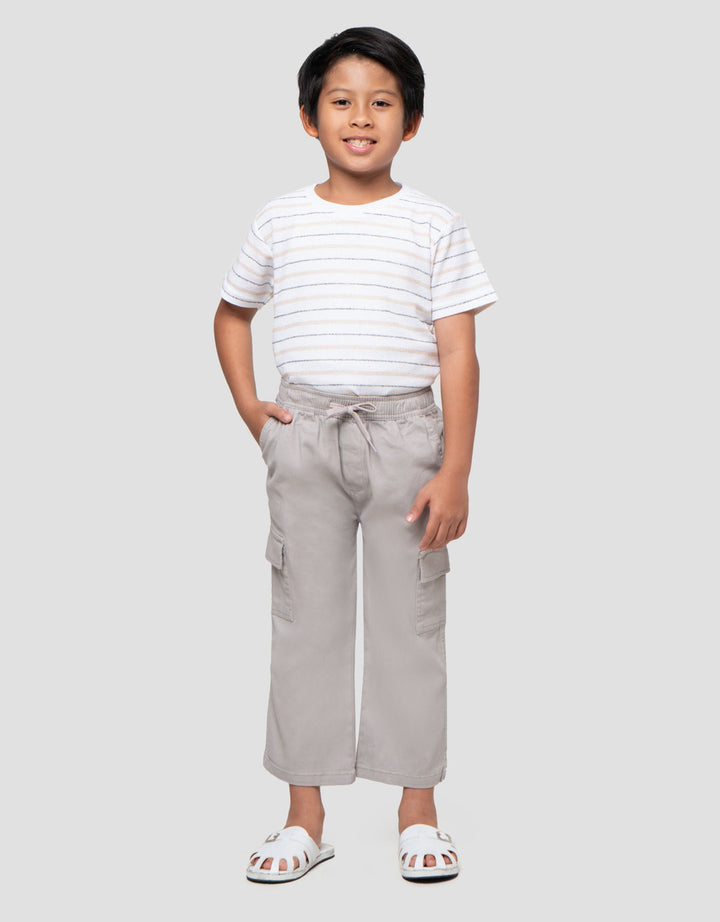 Little M Strecth Wash Ktg Tutup Celana Cargo Anak Laki-laki