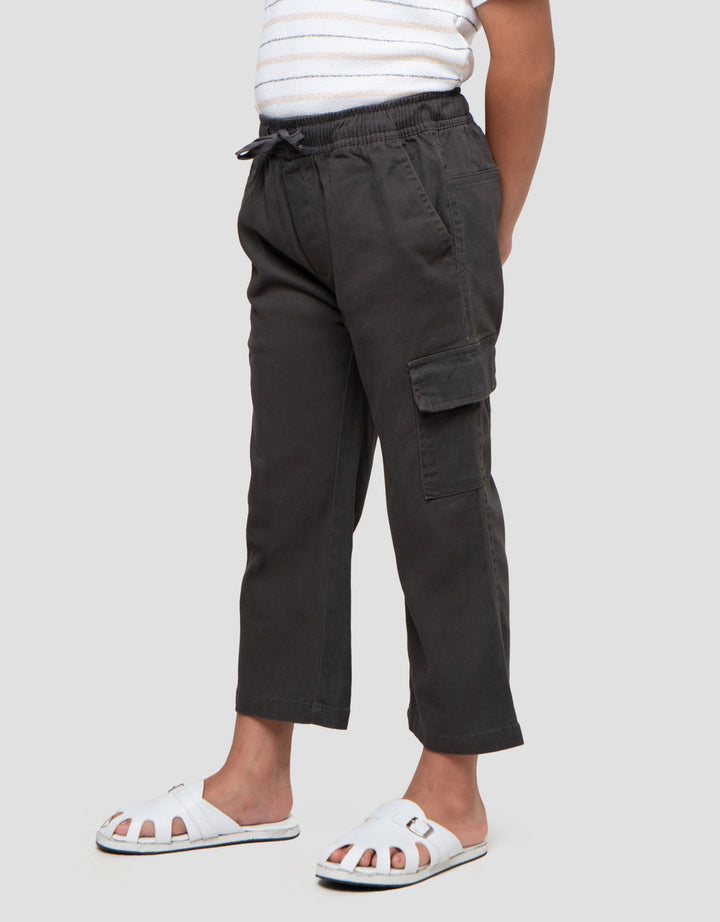 Little M Strecth Wash Ktg Tutup Celana Cargo Anak Laki-laki