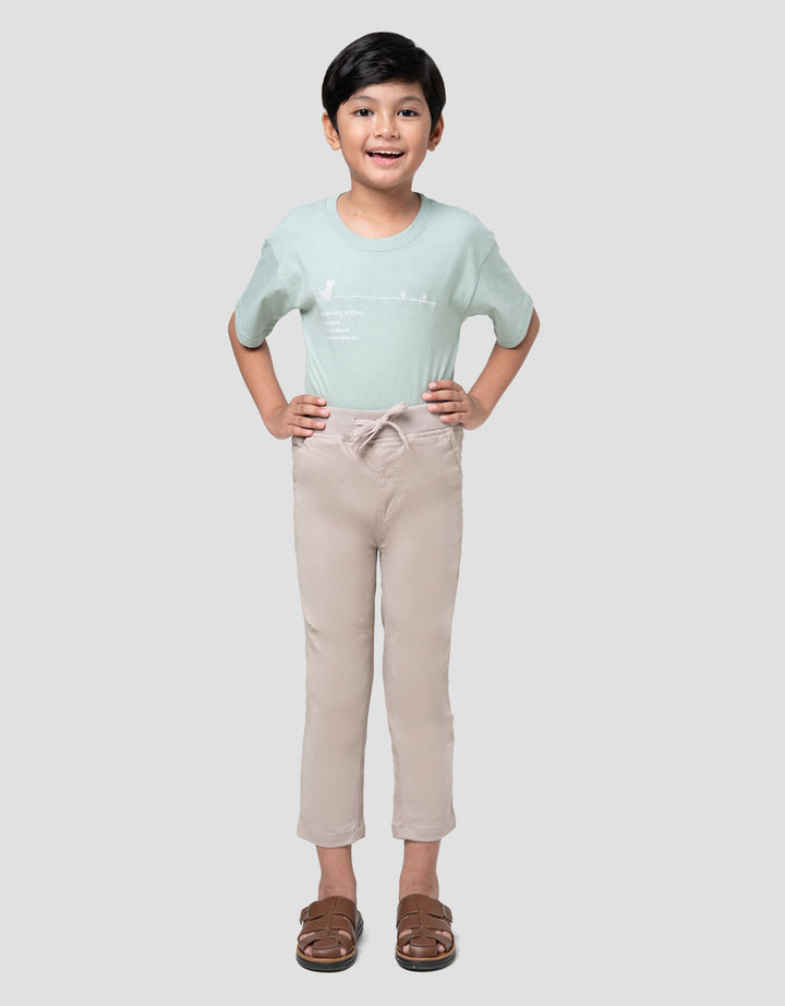 Little M Strech Rib Celana Panjang Anak Laki-laki