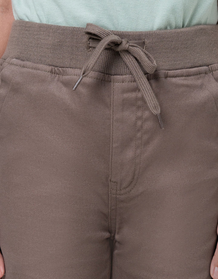 Little M Strech Rib Celana Panjang Anak Laki-laki