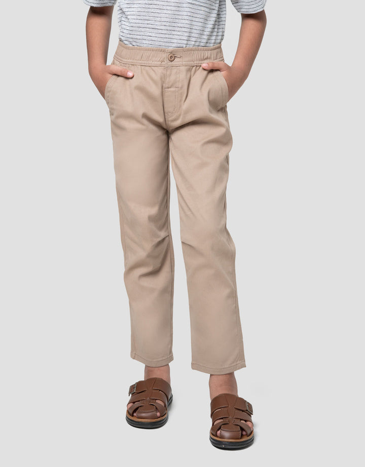 Little M Strech Rib Celana Panjang Anak Laki-laki