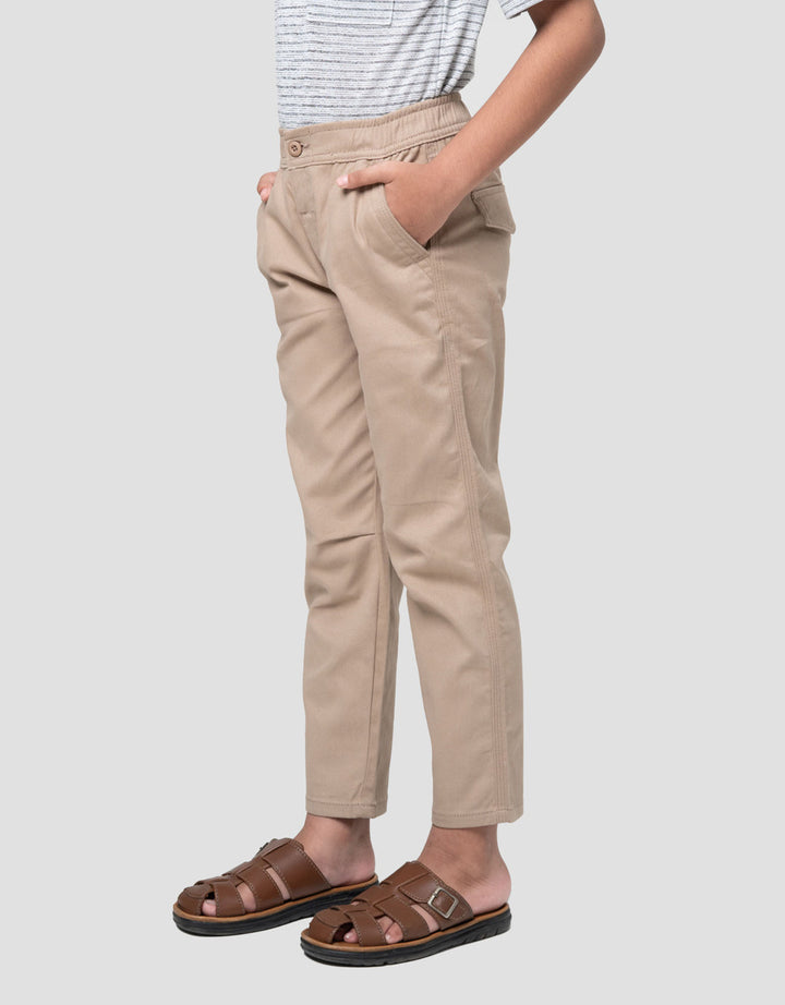Little M Strech Rib Celana Panjang Anak Laki-laki