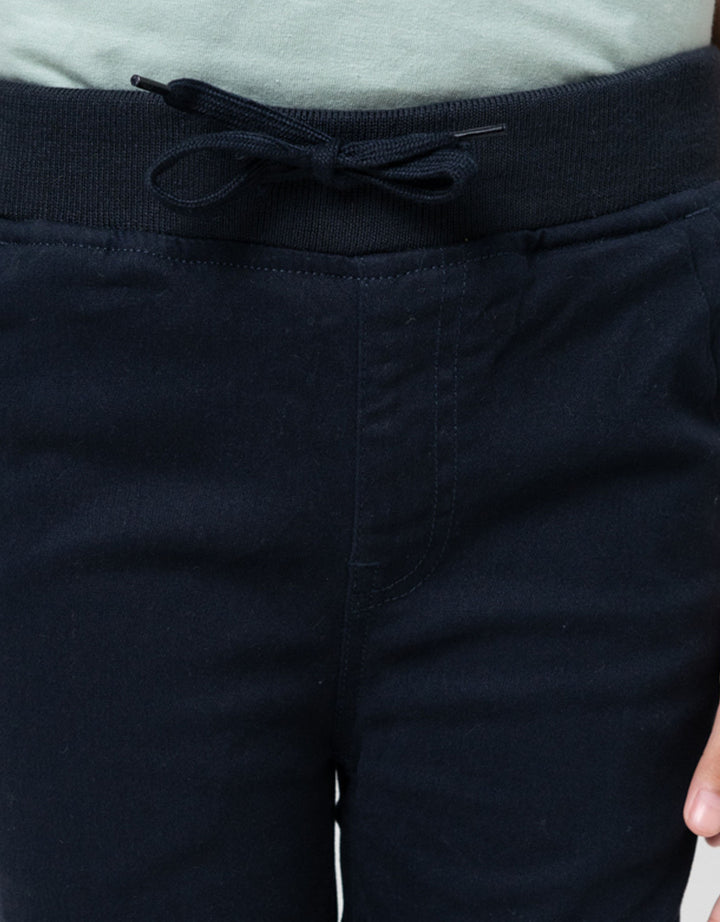 Little M Strech Rib Celana Panjang Anak Laki-laki