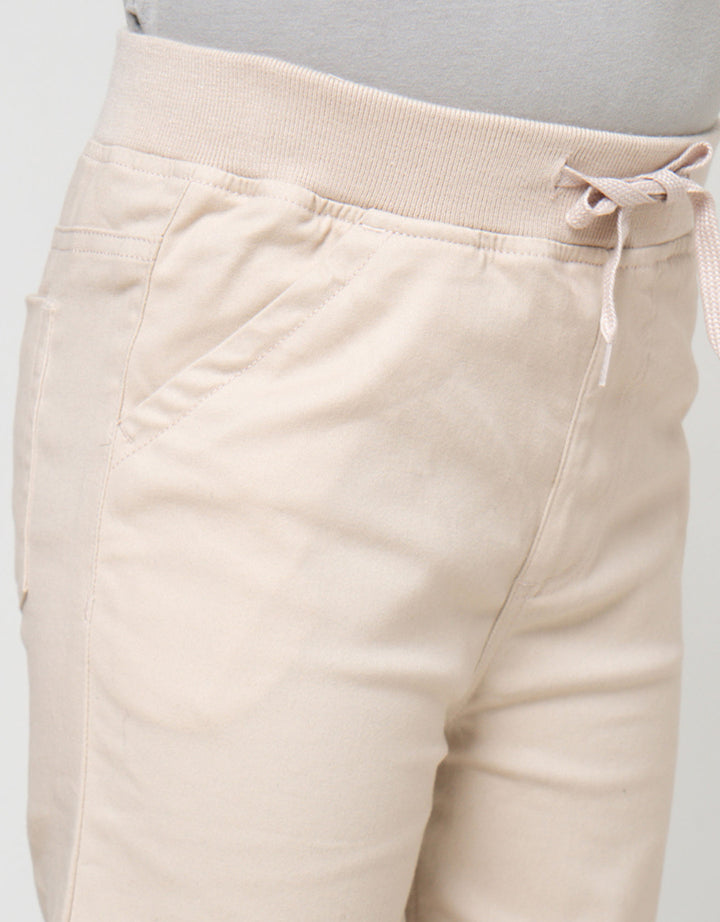 Little M Strech Rib Bsc Cut Sewn Celana Panjang Anak Laki-laki