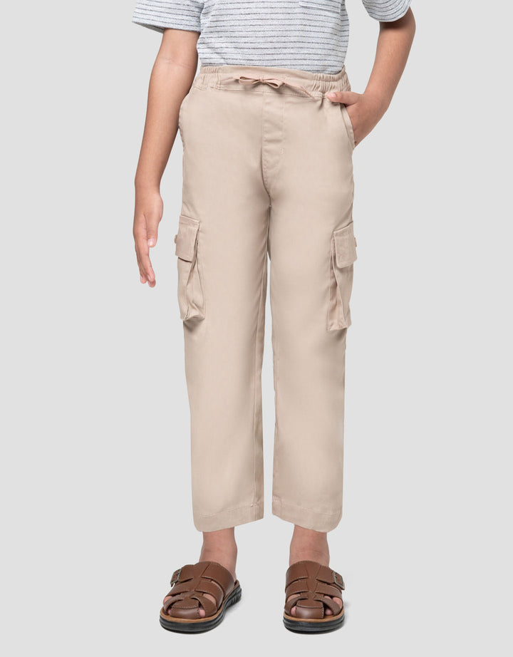 Little M Long Pants Stretch Cargo Anak Laki-laki
