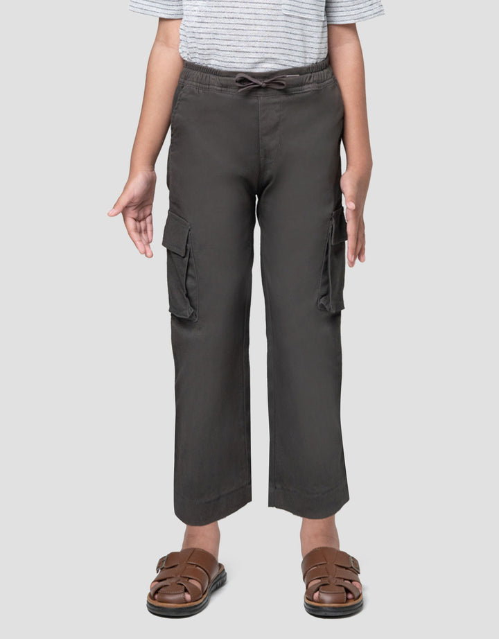 Little M Long Pants Stretch Cargo Anak Laki-laki