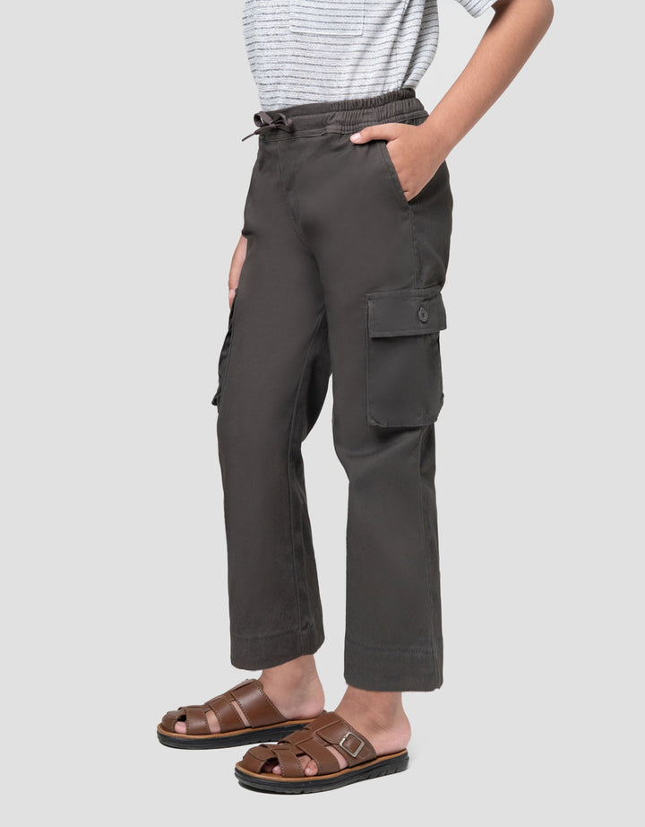 Little M Long Pants Stretch Cargo Anak Laki-laki