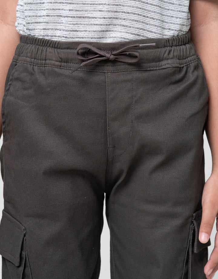 Little M Long Pants Stretch Cargo Anak Laki-laki