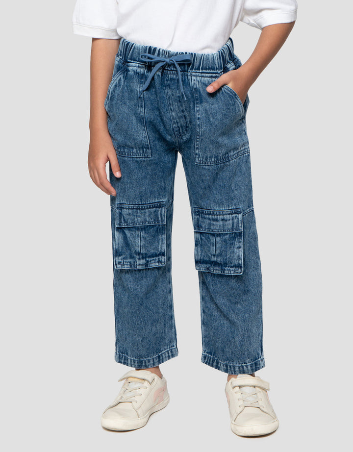 Little M Kantong Depan Celana Denim Anak Laki-laki