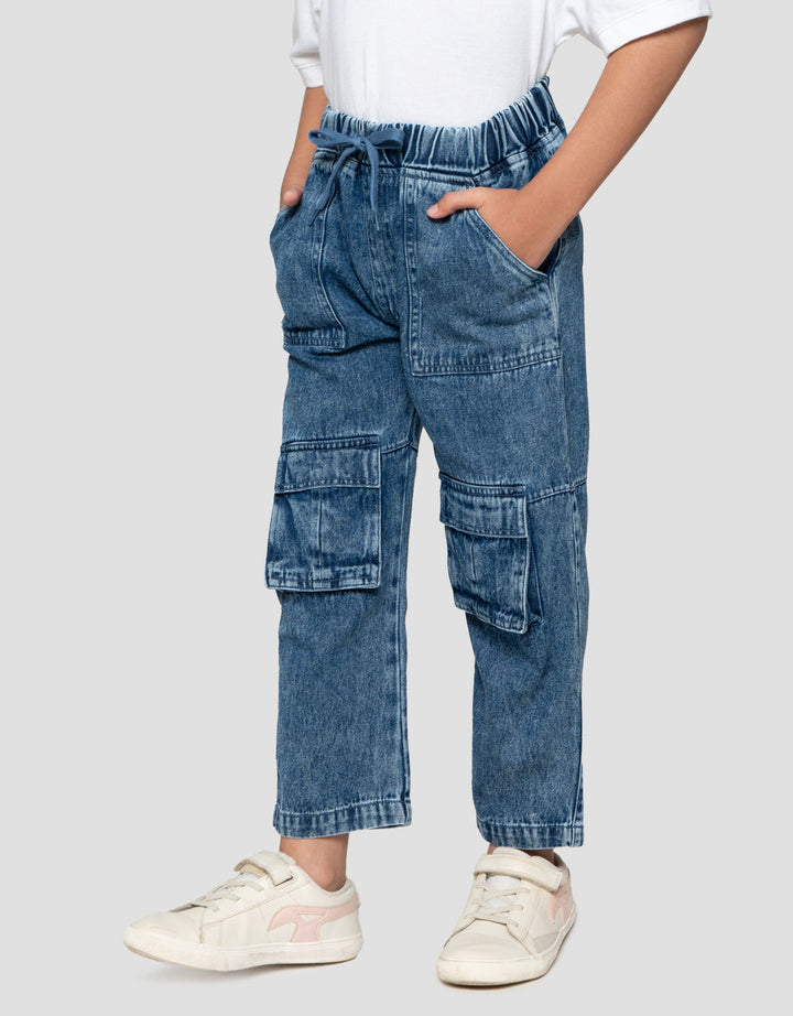 Little M Kantong Depan Celana Denim Anak Laki-laki