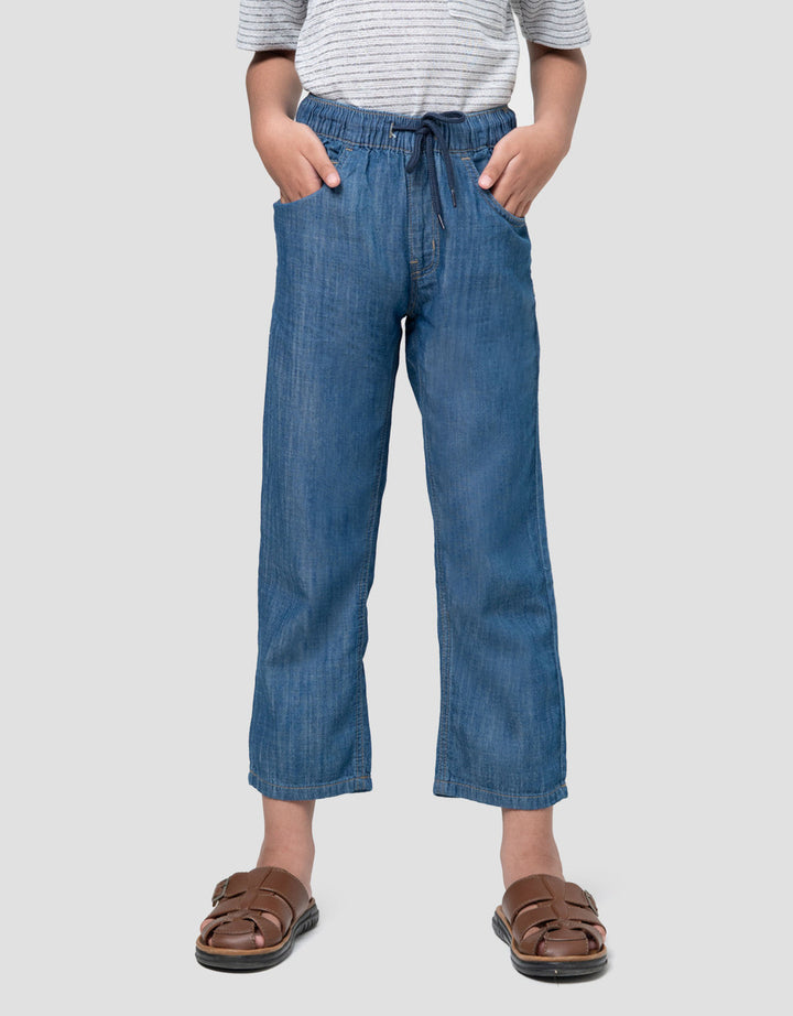 Little M Slub Celana Denim Anak Laki-laki