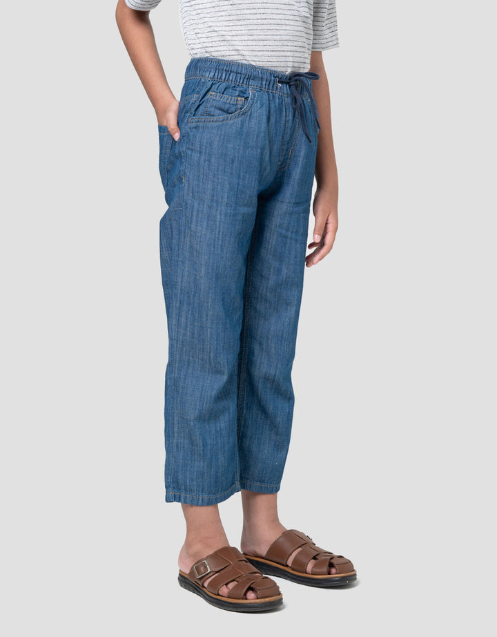 Little M Slub Celana Denim Anak Laki-laki
