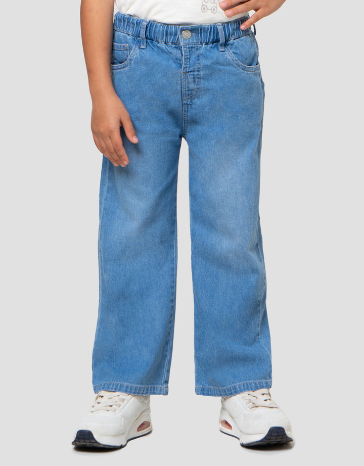 Little M Reg Semi Baggy Celana Denim Anak Laki-laki