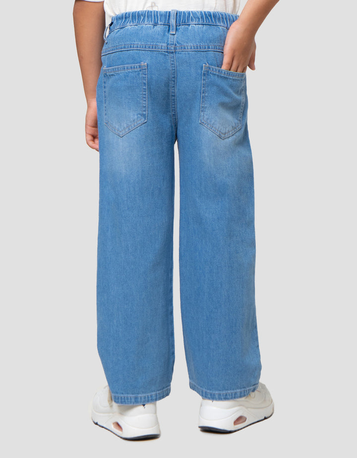 Little M Reg Semi Baggy Celana Denim Anak Laki-laki
