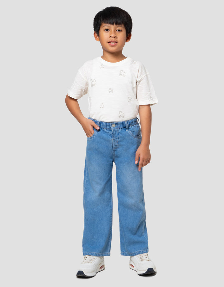 Little M Reg Semi Baggy Celana Denim Anak Laki-laki
