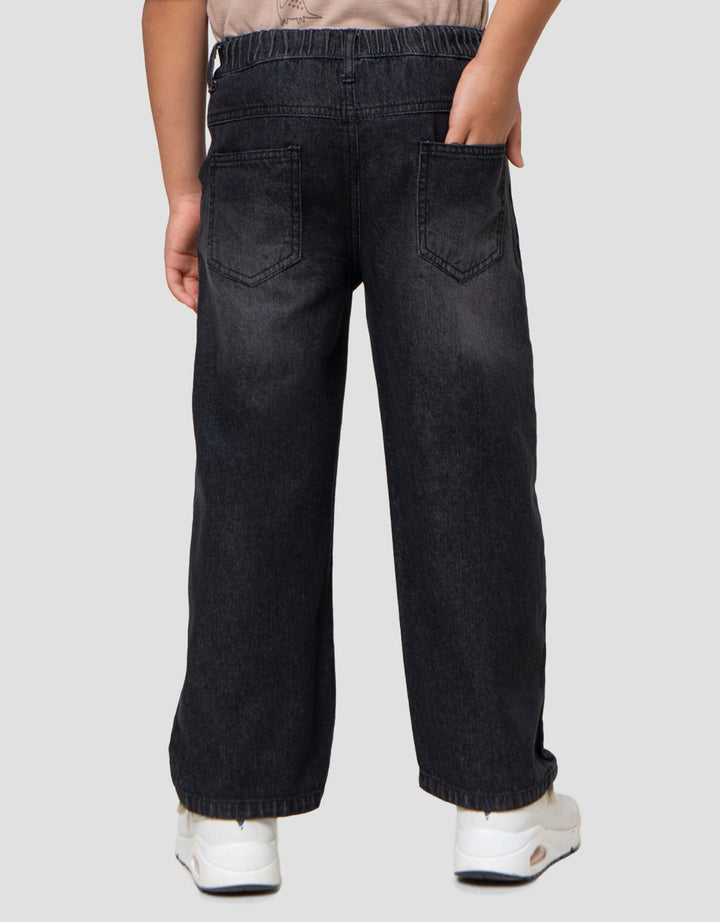Little M Reg Semi Baggy Celana Denim Anak Laki-laki