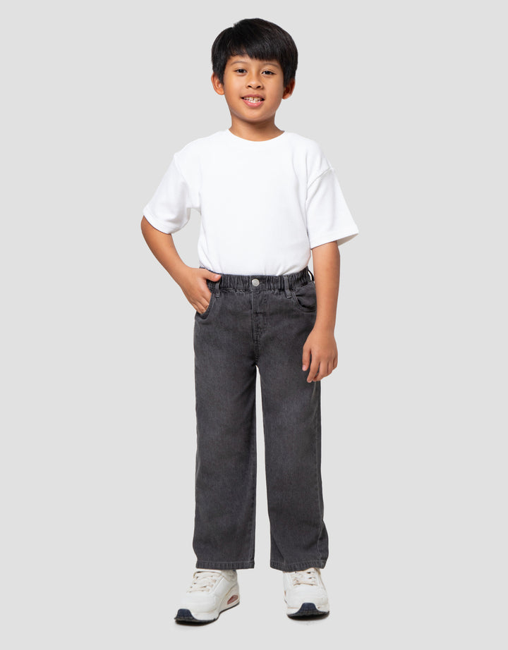 Little M Reg Semi Baggy Celana Denim Anak Laki-laki