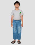 Little M Samping Celana Panjang Denim Anak Laki-laki