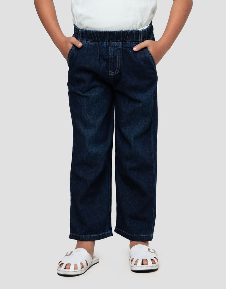 Little M Baggy Celana Panjang Denim Anak Laki-laki
