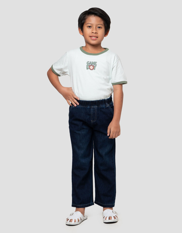 Little M Baggy Celana Panjang Denim Anak Laki-laki