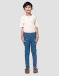 Little M Strecth Whisker Celana Denim Anak Laki-laki