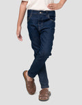 Little M Strecth Whisker Celana Denim Anak Laki-laki