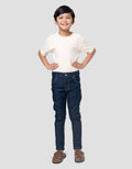 Little M Strecth Whisker Celana Denim Anak Laki-laki