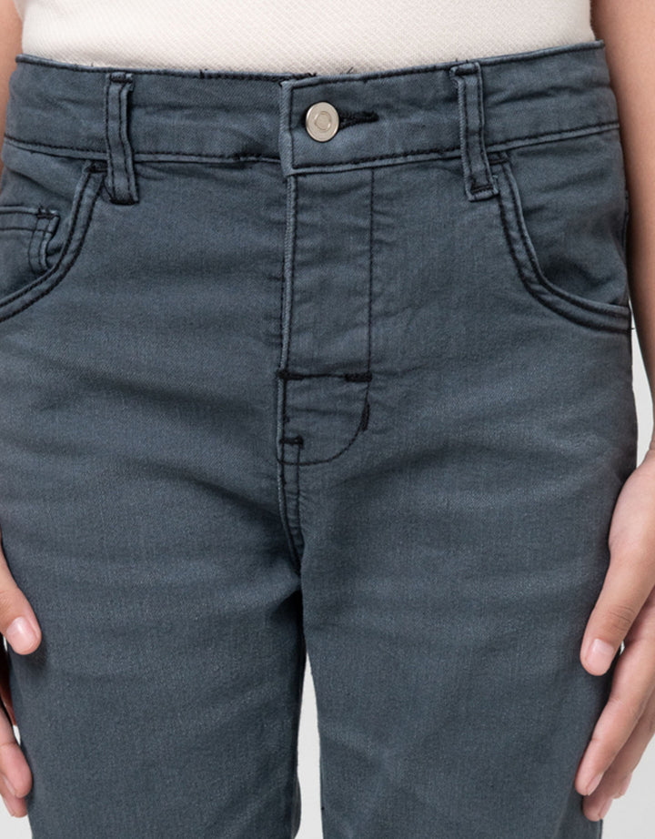 Little M Strecth Whisker Celana Denim Anak Laki-laki