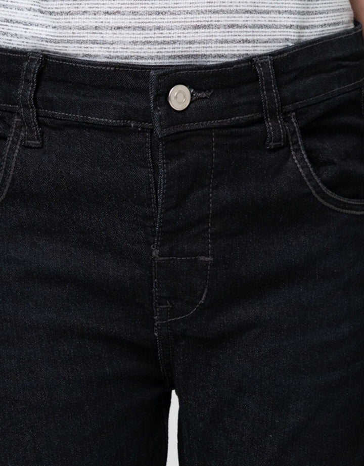 Little M Strecth Whisker Celana Denim Anak Laki-laki