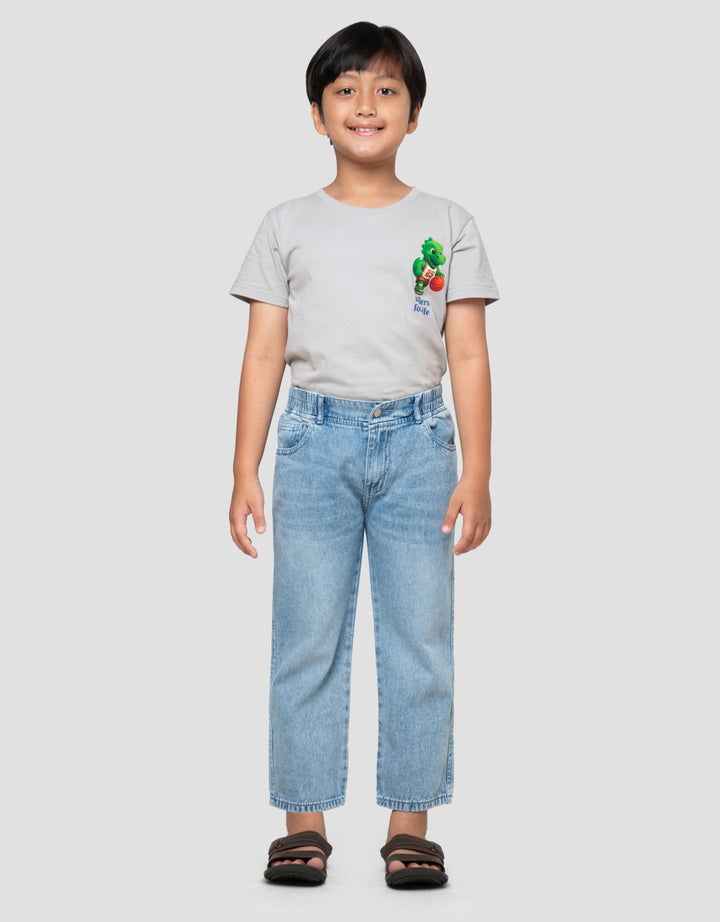Little M Kancing Wash Celana Panjang Denim Anak Laki-laki