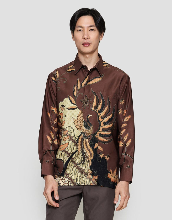Arjuna Weda Burung Hong Kemeja Batik Pria