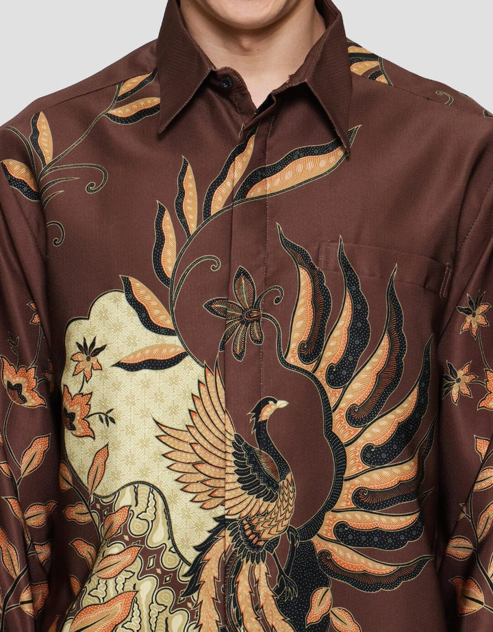 Arjuna Weda Burung Hong Kemeja Batik Pria
