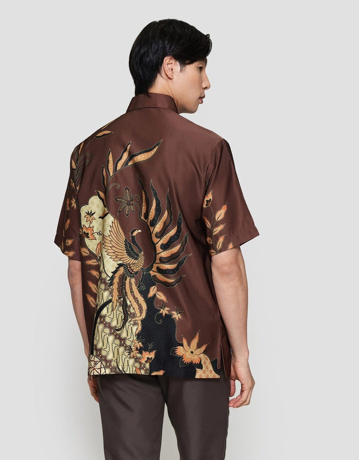 Arjuna Weda Burung Hong Hem Batik Pria