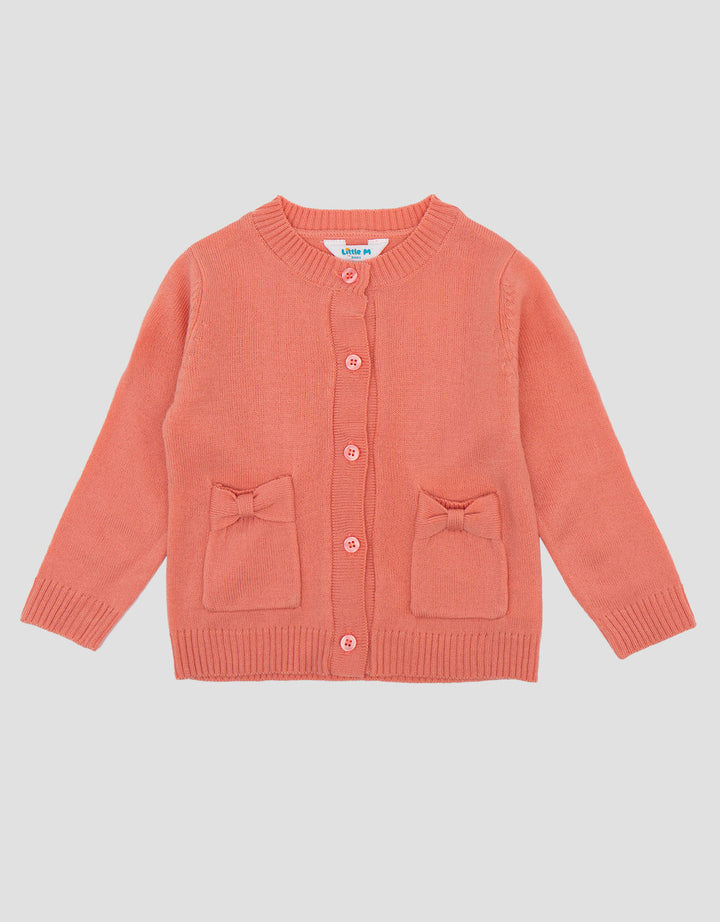 Little M Pita Kantong Cardigan Rajut Bayi