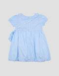 Little M Woven Stripe With Bags Midi Dress Bayi
