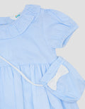 Little M Woven Stripe With Bags Midi Dress Bayi
