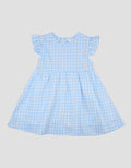 Little M Woven Checks Midi Dress Bayi